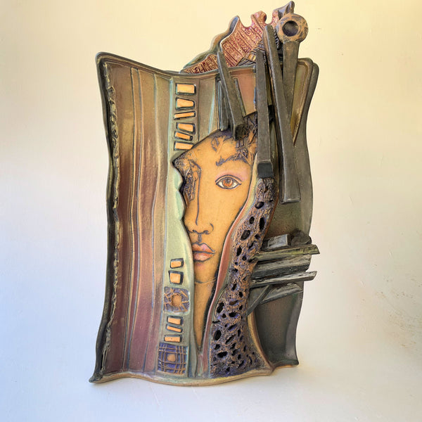 Hand-built Ceramic Sculpture Portrait