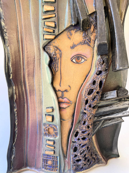 Hand-built Ceramic Sculpture Portrait