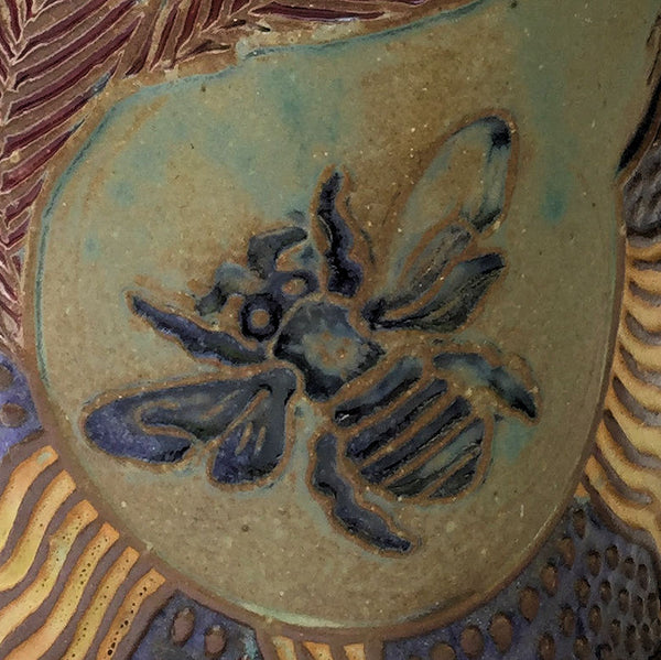 Bumblebee Pottery Ceramic Mug Handmade Artisan Coffee & Tea Cup – Perfect Gift for Nature and Insect Lovers