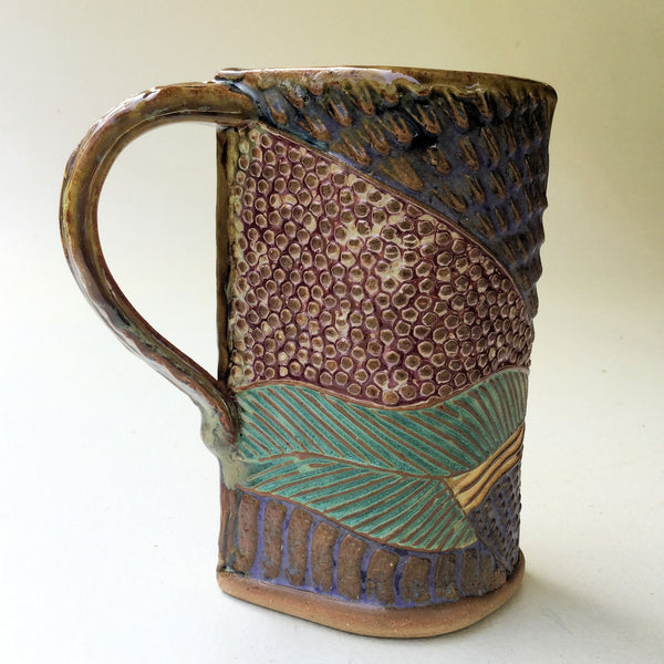Bumblebee Pottery Ceramic Mug Handmade Artisan Coffee & Tea Cup – Perfect Gift for Nature and Insect Lovers