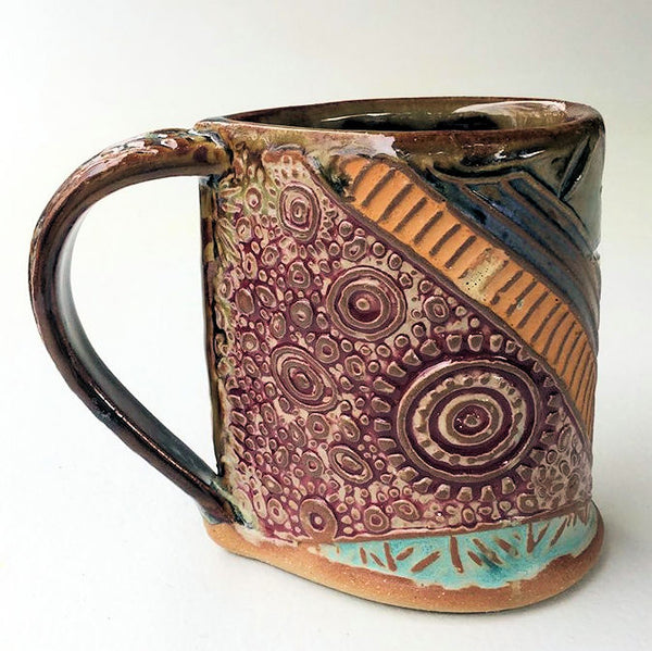 Chameleon  Pottery Mug Handmade Artisan Coffee & Tea Cup – Perfect Gift for Nature and ChameleonLovers