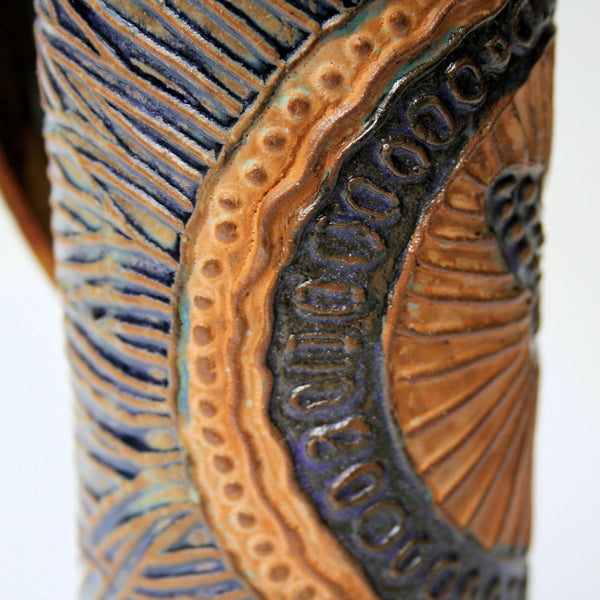 Cicada pottery Mug Coffee Cup Handmade Artisan Coffee & Tea Cup – Perfect Gift for Nature and Insect Lovers