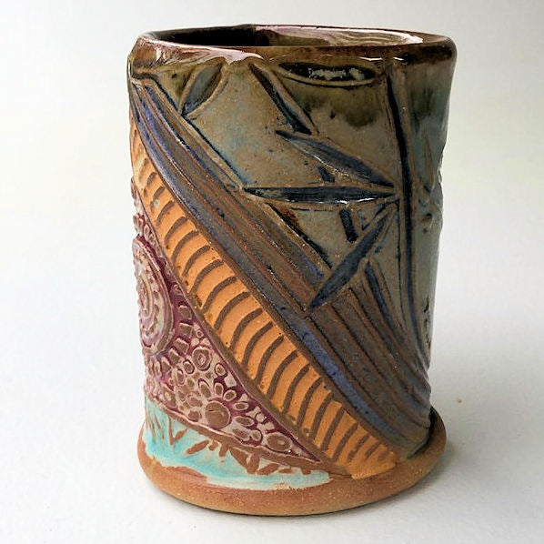 Chameleon  Pottery Mug Handmade Artisan Coffee & Tea Cup – Perfect Gift for Nature and ChameleonLovers