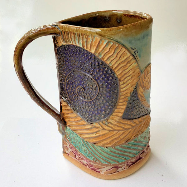 Dolphin Coffee Ceramic Cup Handmade Artisan Coffee & Tea Cup – Perfect Gift for Nature and Aquatic Lovers