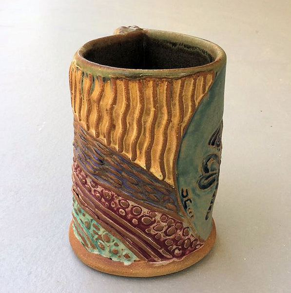 Dragonfly Pottery Ceramic Mug  Handmade Artisan Coffee & Tea Cup – Perfect Gift for Nature and Insect Lovers