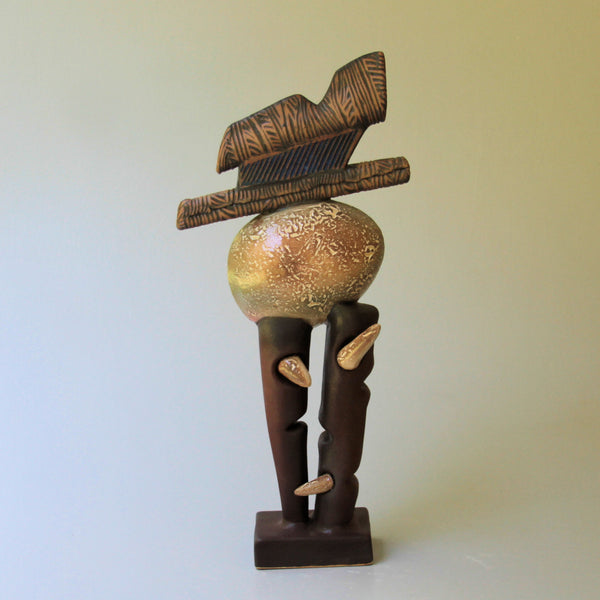 First Born an abstract sculpture by Helene Fielder