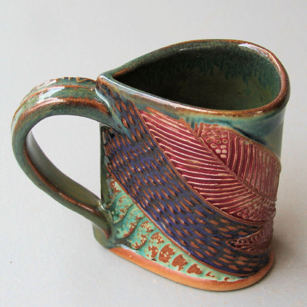 Horse Pottery Ceramic Mug Handmade Artisan Coffee & Tea Cup – Perfect Gift for Nature and Horse Lovers