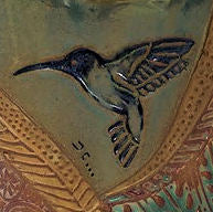 Hummingbird Pottery Pitcher Microwave and Dishwasher Safe Tableware