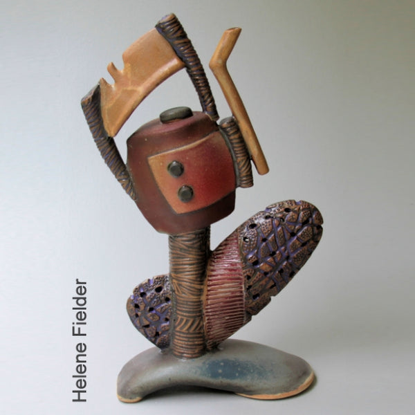 Abstract Sculptural Teapot 9-10-17 by Helene Fielder