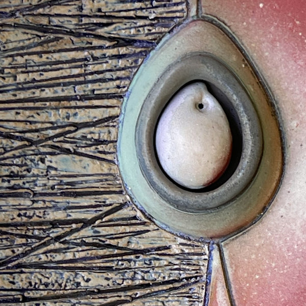 Abstract Ceramic Wall Art Two Sections