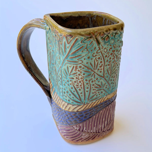 Alligator Pottery Ceramic Mug Handmade Artisan Coffee & Tea Cup – Perfect Gift for Nature and Alligator Lovers