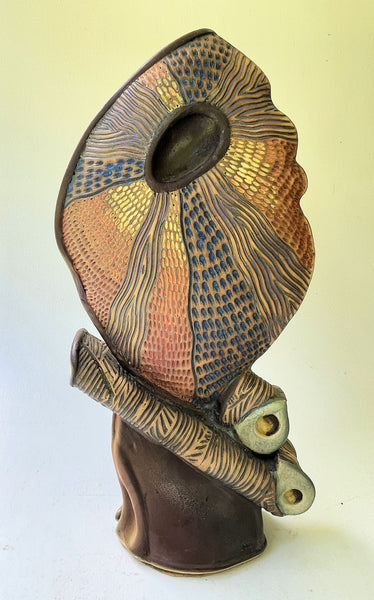 Handcrafted Ceramic Sculpture Bright Side of the Moon
