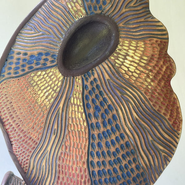Handcrafted Ceramic Sculpture Bright Side of the Moon