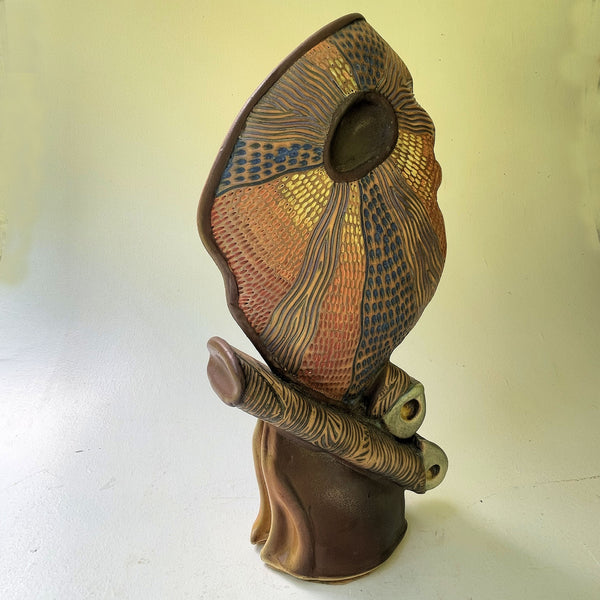 Handcrafted Ceramic Sculpture Bright Side of the Moon