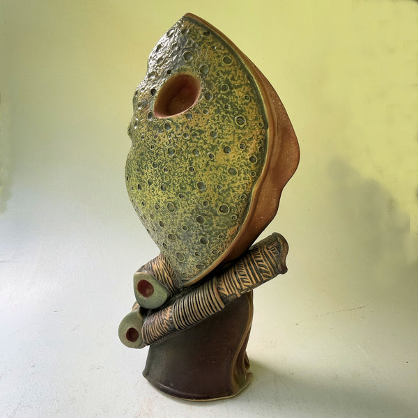 Handcrafted Ceramic Sculpture Bright Side of the Moon