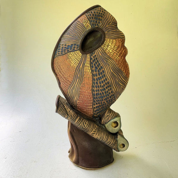 Handcrafted Ceramic Sculpture Bright Side of the Moon