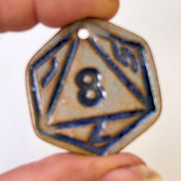 Dice Focal Bead Hexagon