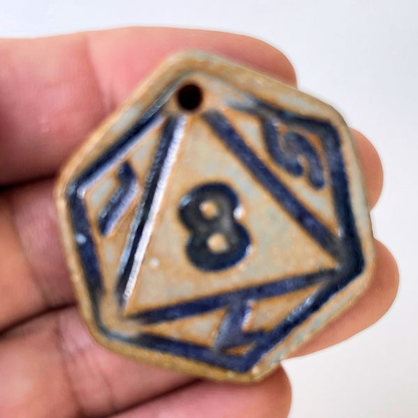 Dice Focal Bead Hexagon