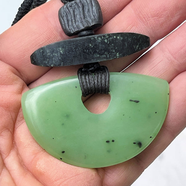 Custom Cut Jade Carving Pendant