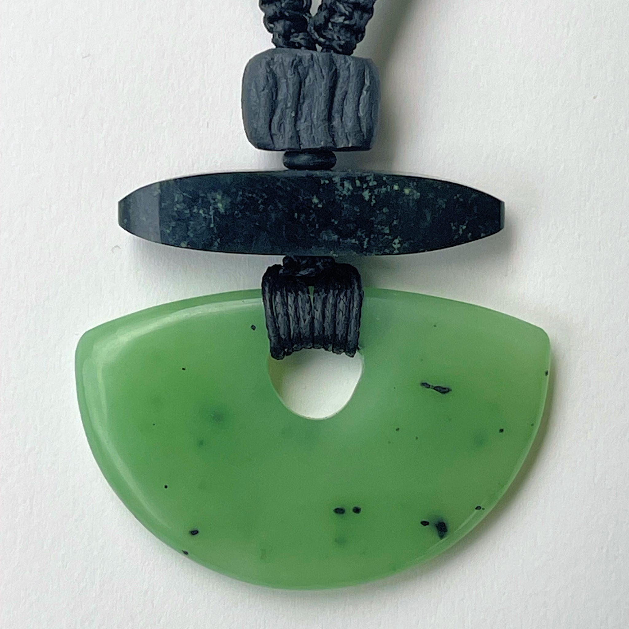 Custom Cut Jade Carving Pendant