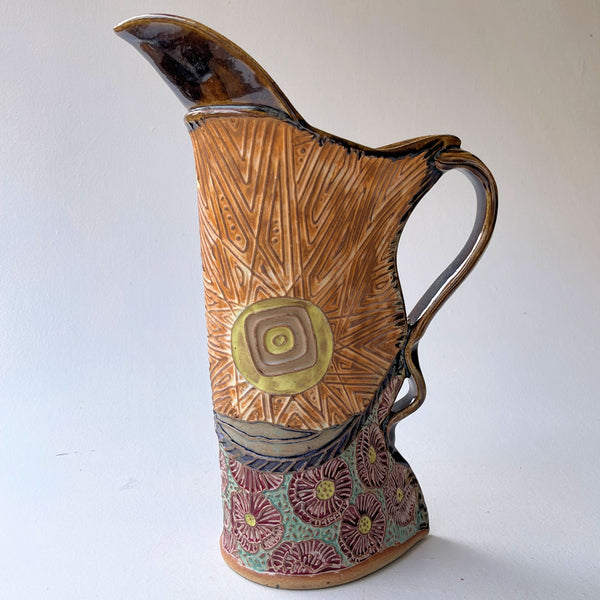 Poppy Landscape Large Pitcher