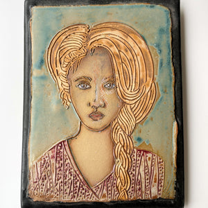 Portrait Handmade Ceramic Pottery Wall Art (Copy)