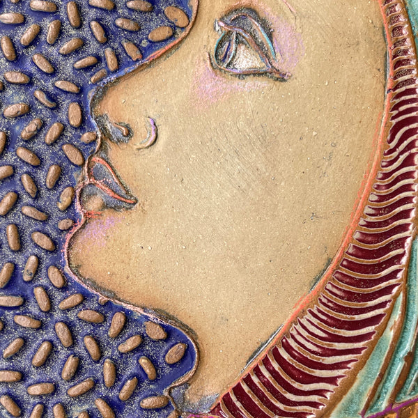 Woman and Moon Wall Art