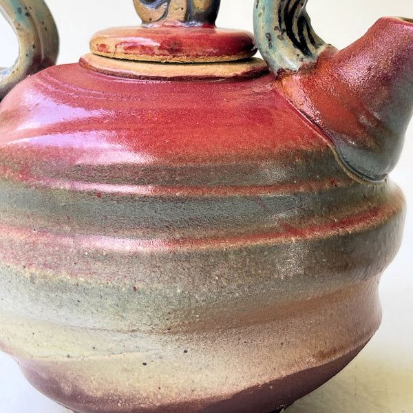 Tea Pot Pottery Functional and Decorative Microwave and Dishwasher Safe