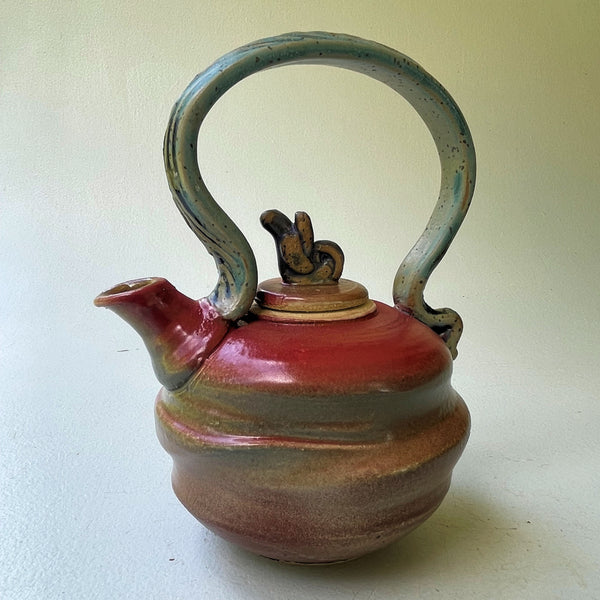 Tea Pot Pottery Functional and Decorative Microwave and Dishwasher Safe