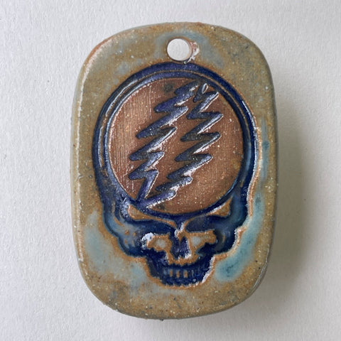 Grateful Dead Focal Bead Rectangle