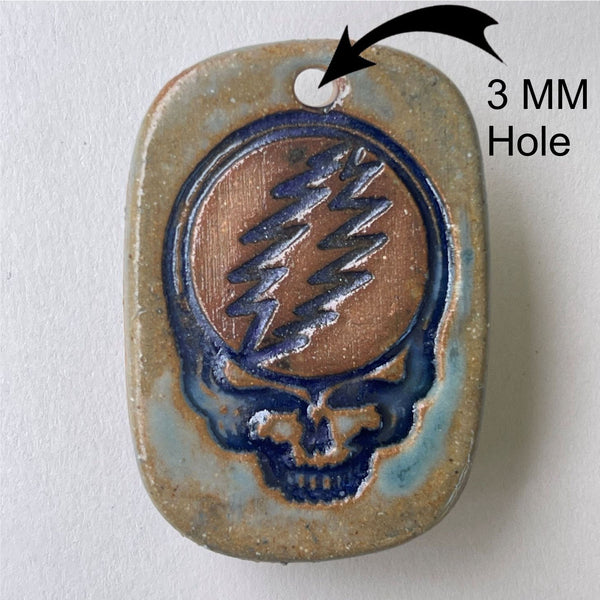 Grateful Dead Focal Bead Rectangle