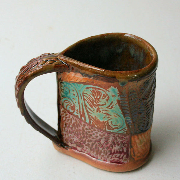 Stegosaurus Ceramic Mug Handmade Artisan Coffee & Tea Cup – Perfect Gift for Dinosaur Lovers