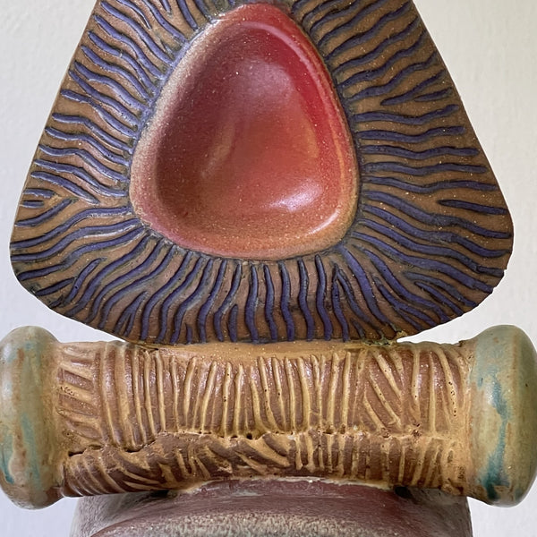 Handcrafted Ceramic Triptych Sculpture Unique Artistic Decor Eternal Ocean Rhythms Series