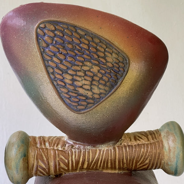 Handcrafted Ceramic Triptych Sculpture Unique Artistic Decor Eternal Ocean Rhythms Series