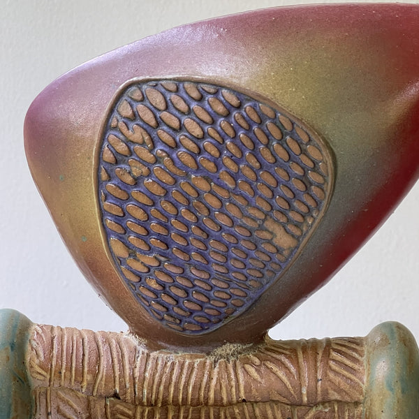 Handcrafted Ceramic Triptych Sculpture Unique Artistic Decor Eternal Ocean Rhythms Series