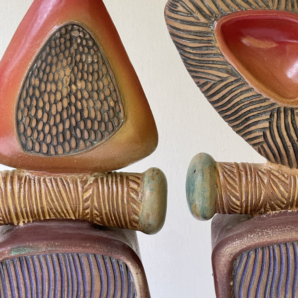 Handcrafted Ceramic Triptych Sculpture Unique Artistic Decor Eternal Ocean Rhythms Series