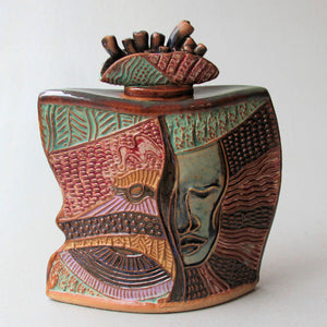 Angel in the Room Vessel Handmade Ceramic Vessel Pottery