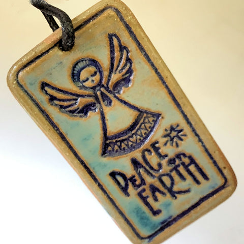Angel  Ornament Peace on Earth