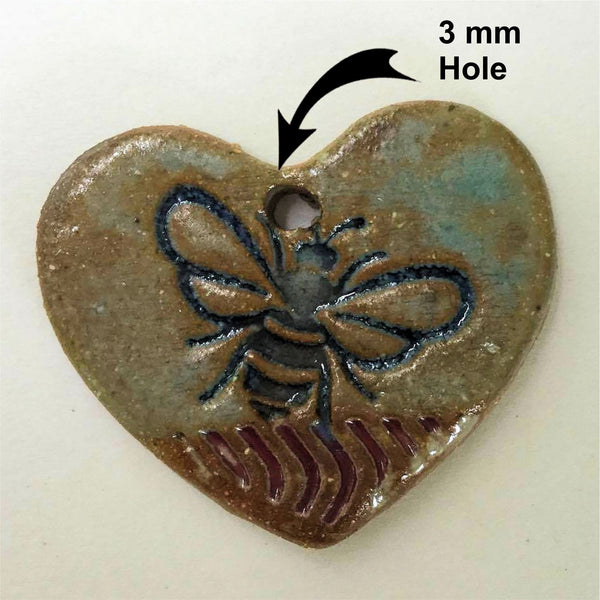 Bee Bead Heart Shape