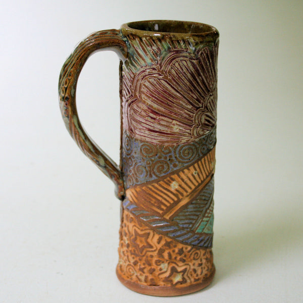 Dice Design Console Travel Mug Coffee Mug Fits in Car Holder 14 oz