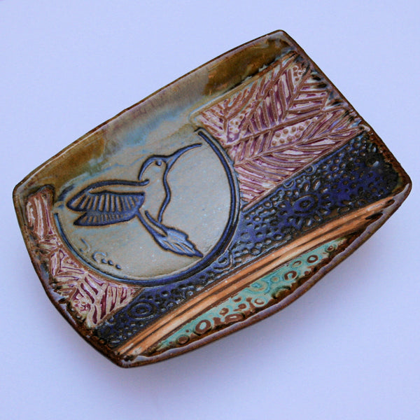 Hummingbird Soap Dish Spoon Rest or Jewelry Tray
