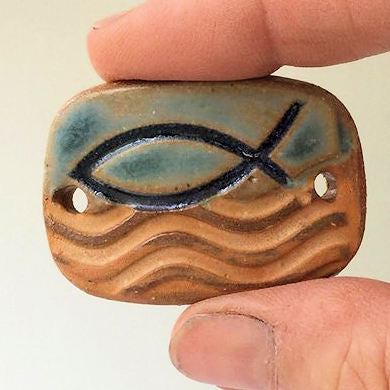 Ichthys Symbol Bracelet Bead