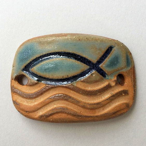 Ichthys Symbol Bracelet Bead