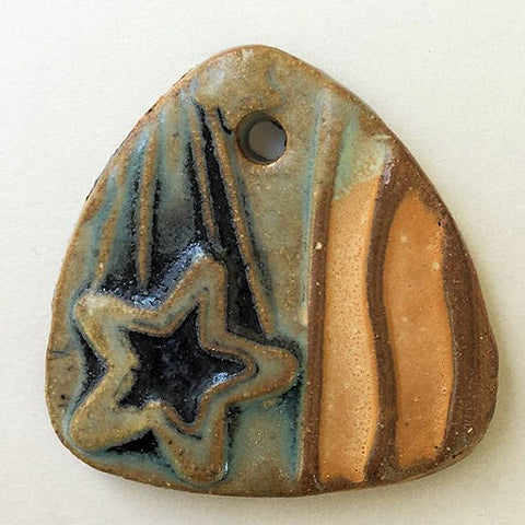 Shooting Star Focal Bead Triangle