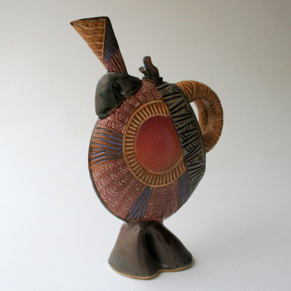 Tea Pot Helene Fielder stoneware ceramics pottery